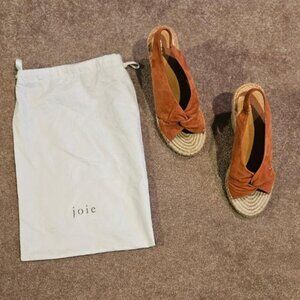 JOIE Womens Kaili Desert Red Espadrilles Size 40 - New with Dust Bag